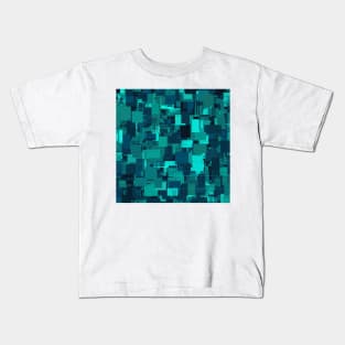 Random Shapes Abstract Pattern Kids T-Shirt